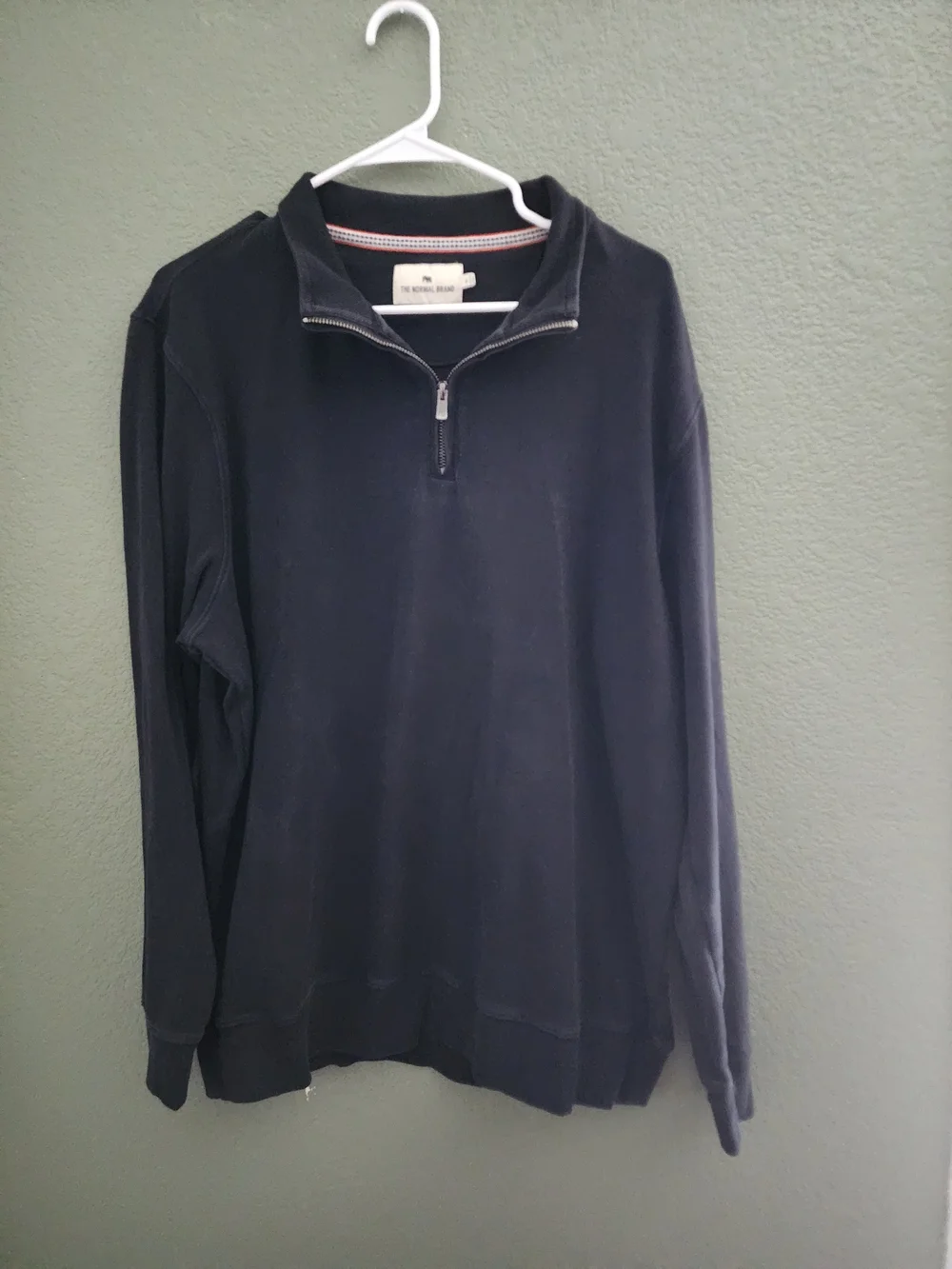 The Normal Brand Men’s Quarter Zip Pullover XL